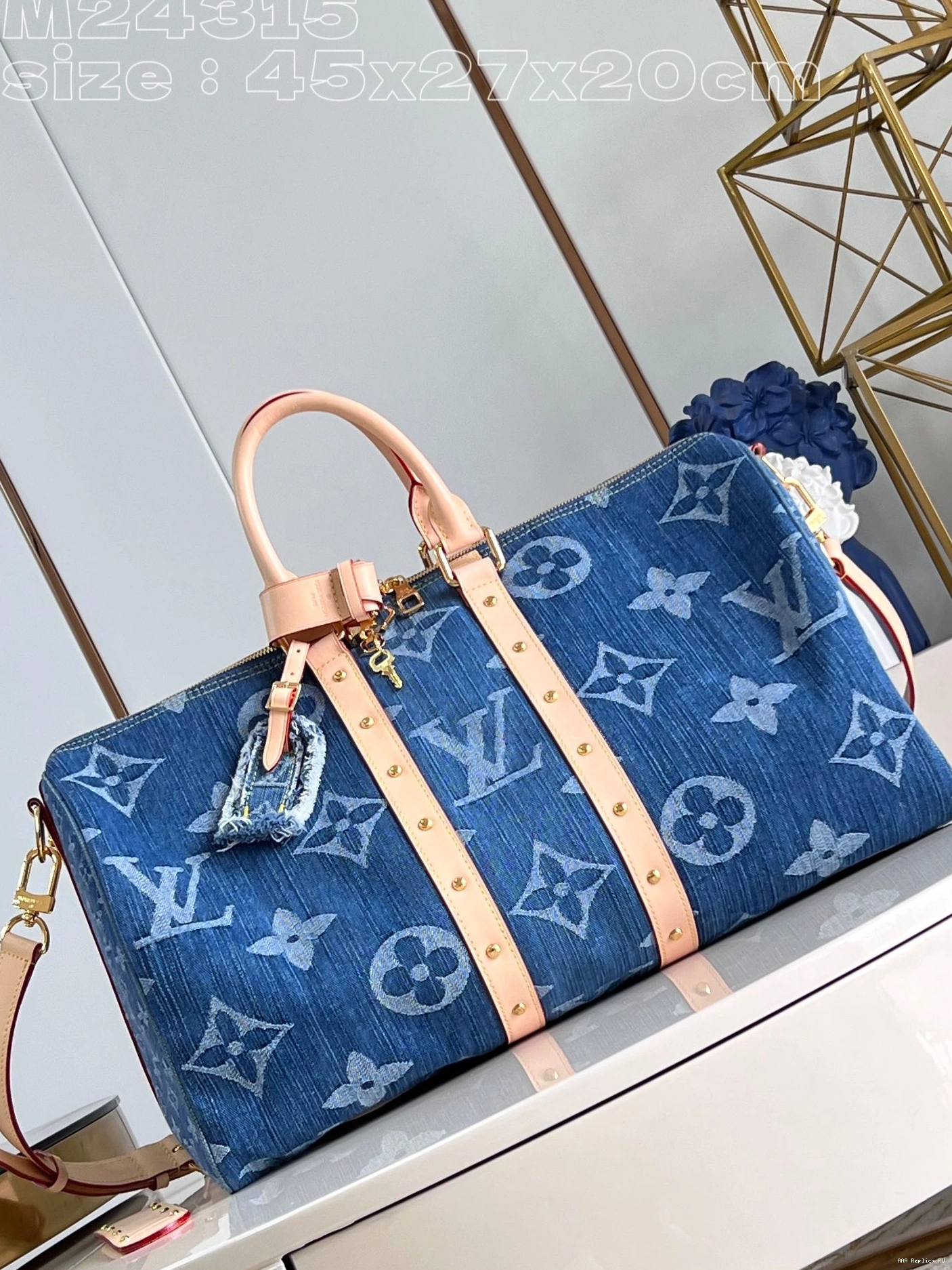 Aaa replica bags 45 BANDOULIÈRE VUITTON LOUIS KEEPALL 0817